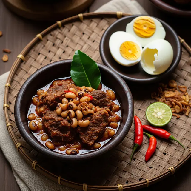 Brongkos Kacang Tolo Khas Jogja (Gemini AI)