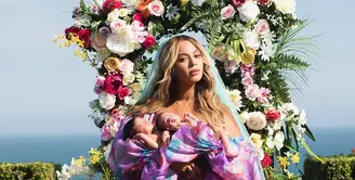 Tahun 2017 ini Beyonce melahirkan bayi kembarnya yakni Sir Carter dan Rumi. (instagram.com/beyonce)
