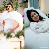 Intip penampilan cantik natural Shenina Cinnamon saat melahirkan anak pertama (@sheninacinnamon)