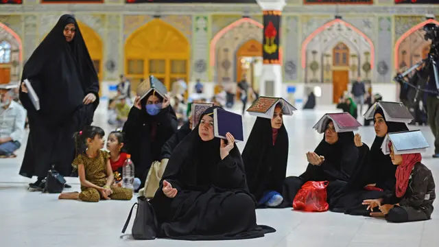 FOTO: Ritual Syiah Irak Saat Menyambut Malam Lailatul Qadar