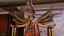 Gresya akan memakai national costume dimana akan dijadikan sebagai andalan. Wanita asal Sulawesi Selatan ini siap menggunakan national costume dengan tema Mystical Toraja karya Dynand Fariz. (Andy Masela/Bintang.com)