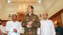 Jokowi mengatakan, konsep e-blusukan ini merupakan caranya untuk menjangkau daerah-daerah yang belum sempat dikunjungi, Jakarta, Rabu (24/9/14). (Liputan6.com/Herman Zakharia)