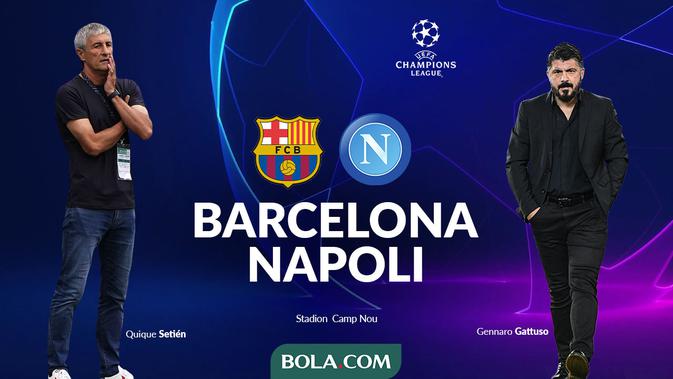 Saksikan Live Streaming Barcelona Vs Napoli Malam Ini Dunia Bola Com