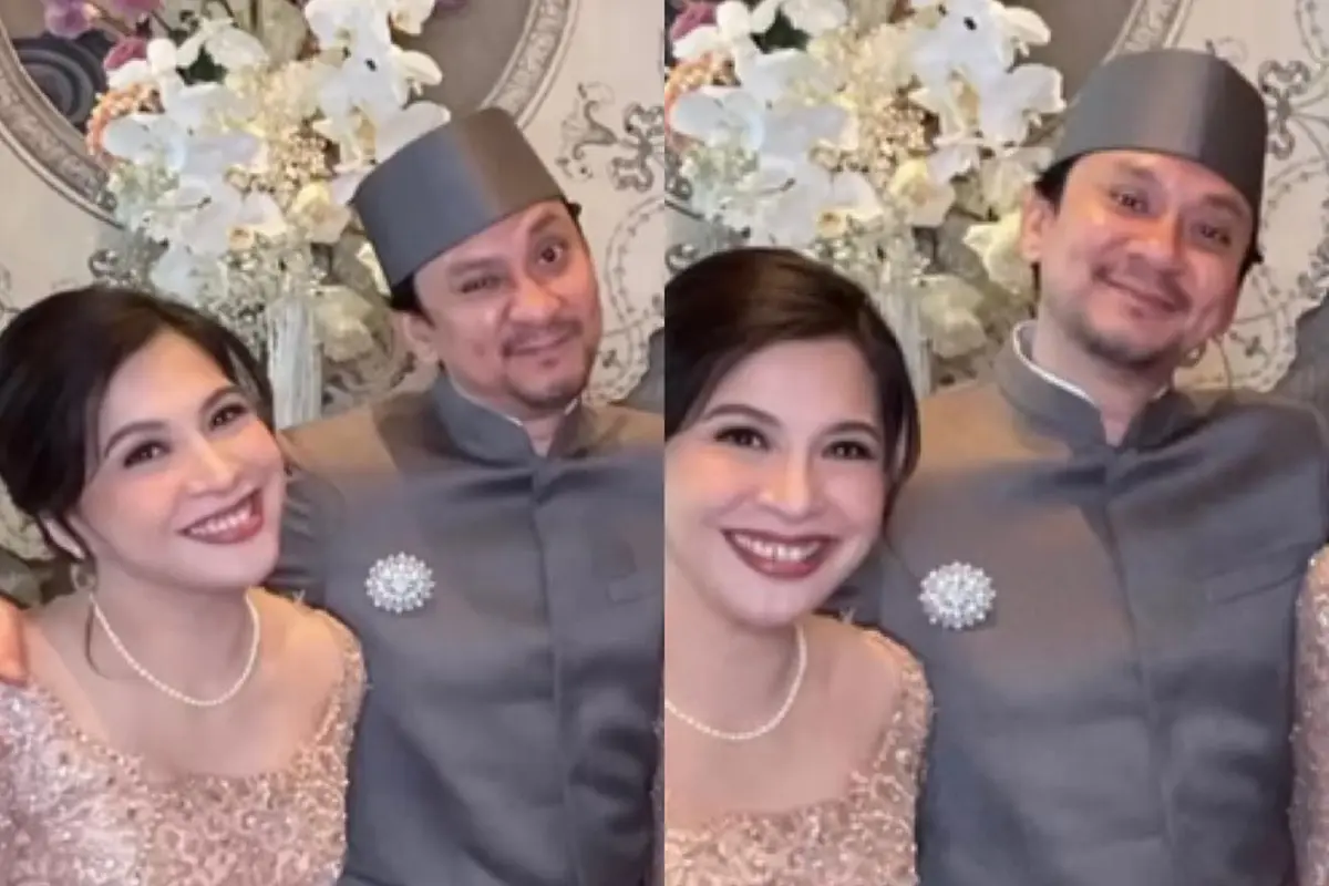 Penampilan Istri Vincent Rompies saat Hadir di Pernikahan Enzy Storia