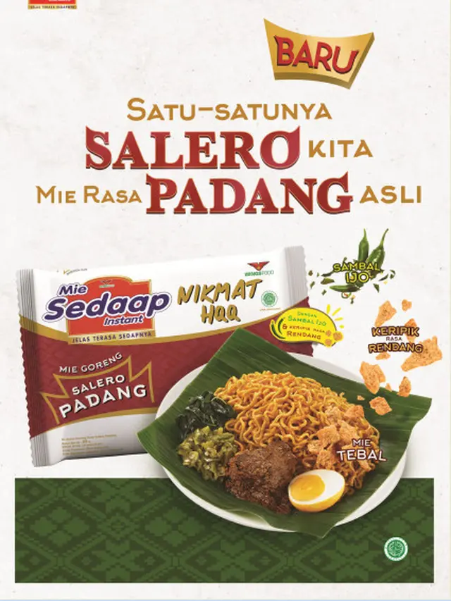 Mie Sedaap Goreng Salero Padang