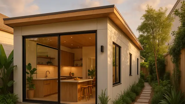 Model Rumah 3 Kamar 1 Lantai dengan Dapur Terbuka