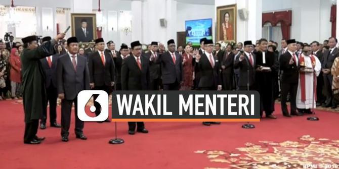 VIDEO: 12 Wajah Wakil Menteri Kabinet Indonesia Maju