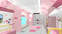 Kereta Api Bertema Hello Kitty Hadir di Jepang