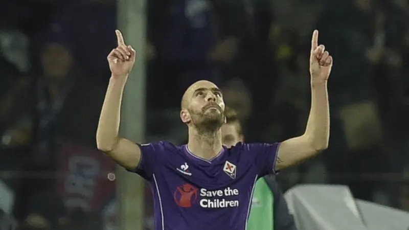 Pemain Fiorentina, Borja Valero, diminati Inter Milan. 