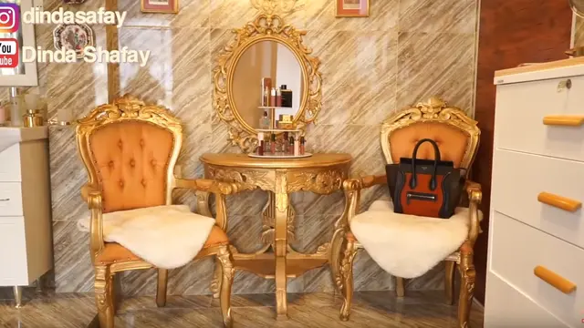 6 Potret Kamar Mandi Emas Milik Dinda Shafay, Diklaim Berlapis Emas Asli