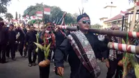 Ribuan petani ikuti karnaval pertanian di Garut  (Liputan6.com/Jayadi Supriadin)