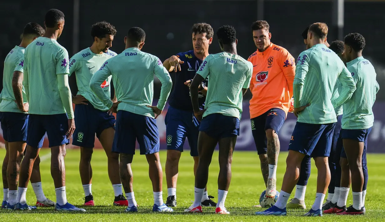 Tim Samba akan berusaha untuk kembali ke jalur kemenangan di babak kualifikasi Piala Dunia 2026 ketika mereka menghadapi Uruguay. (AP Photo/Matilde Campodonico)
