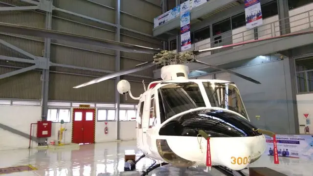 Helikopter HX-4121 Produksi PT Dirgantara Indonesia (Tommy Kurnia/Liputan6.com)