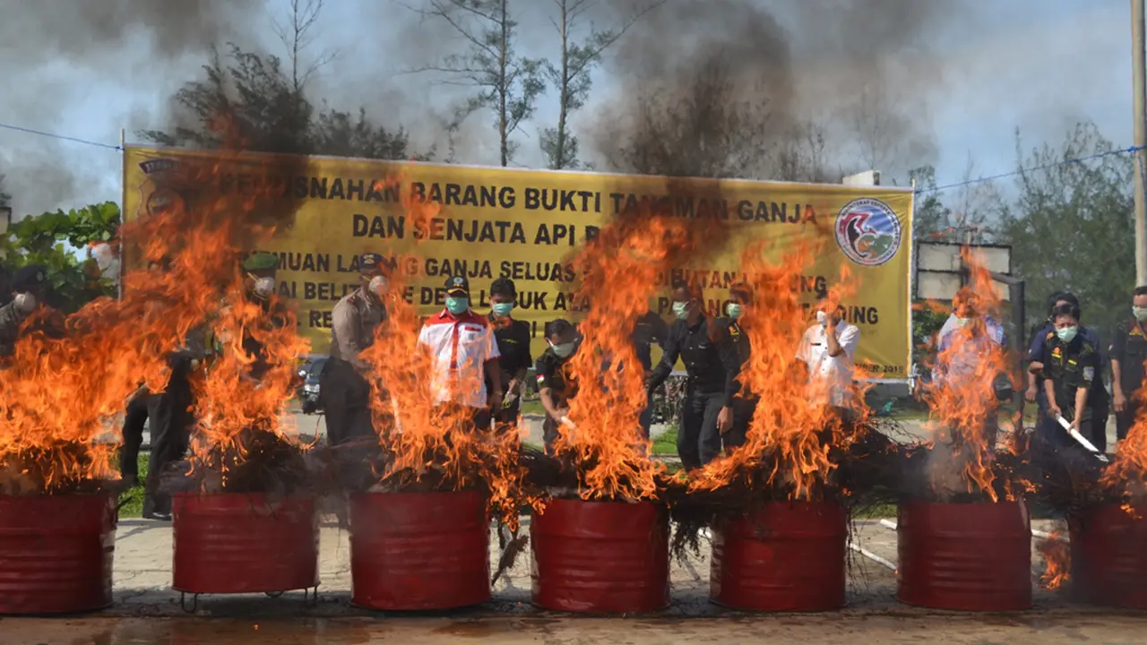 Pemusnahan barang bukti