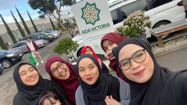 6 Momen Idul Adha Ben Kasyafani di Australia, Sienna Tampil Pakai Hijab