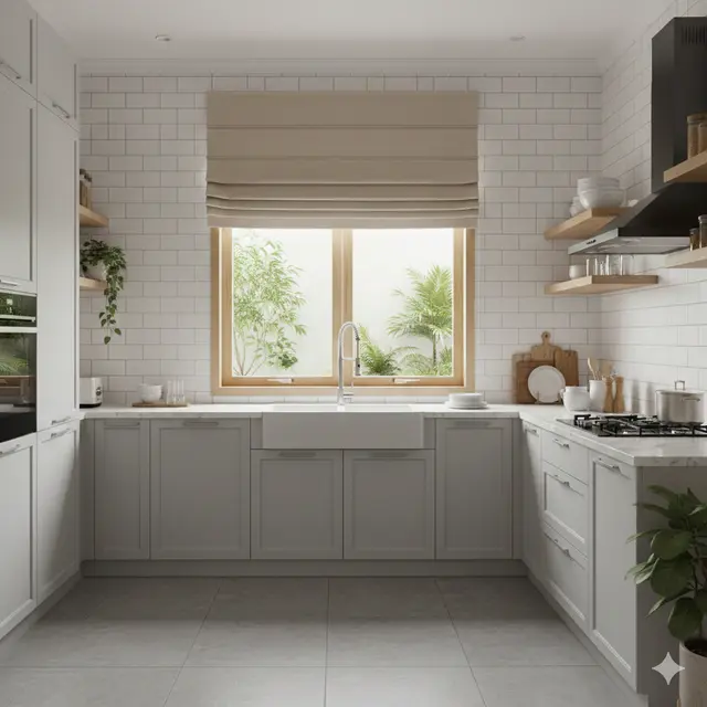 Model Gorden Dapur Minimalis Modern (Foto: Gemini AI)