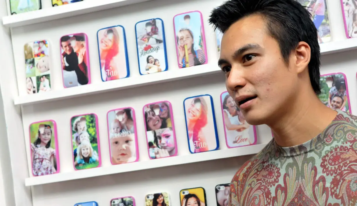 Diakui Baim Wong kalau ia ingin mendapatkan istri seperti, Pipik Dian Irawati, istri mendiang Ustad Jefri Al Buchori, Jakarta, (18/9/14). (Liputan6.com/Panji Diksana)