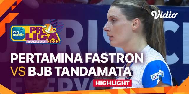 VIDEO: Sempat Kalah pada Set 1, Jakarta Pertamina Fastron Akhirnya Tundukkan Bandung BJB Tandamata di PLN Mobile Proliga 2023