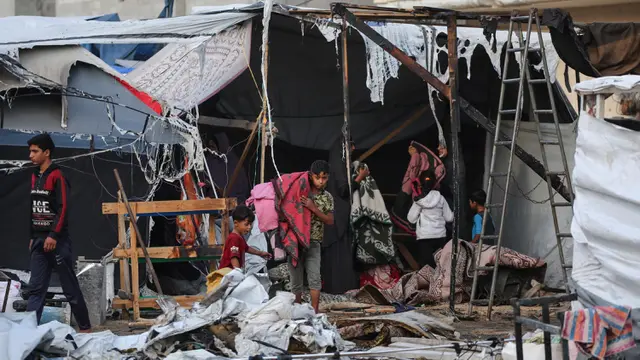 Nasib Anak-anak Pengungsi Palestina di Setahun Agresi Militer Israel di Gaza