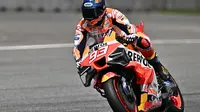 Pembalap Repsol Honda, Marc Marquez diberi izin untuk mencoba motor Ducati jelang MotoGP 2024 (AFP)