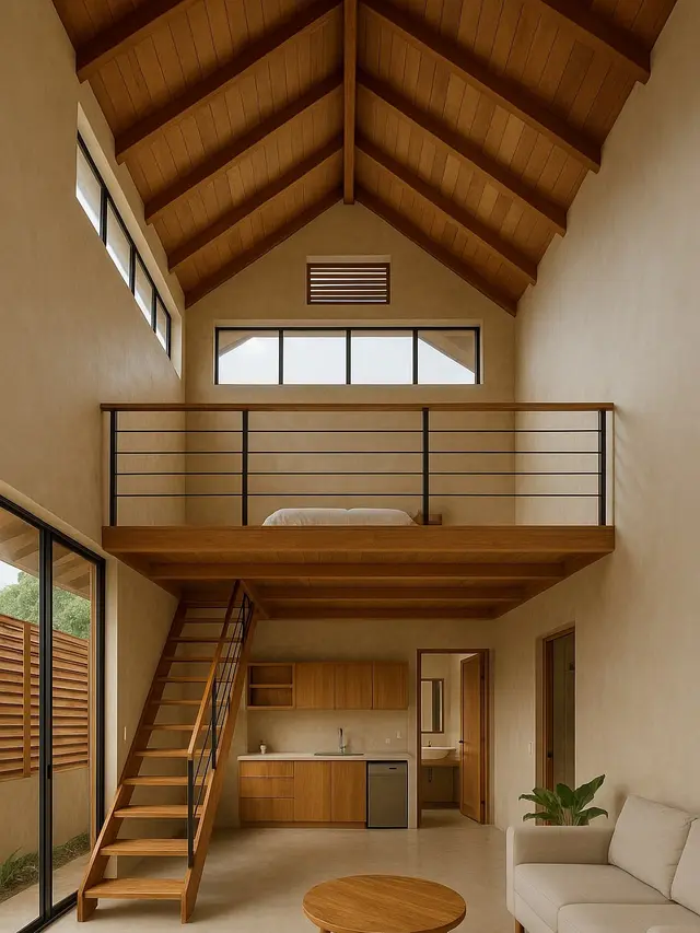Inspirasi Rumah Mezzanine di Kampung