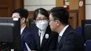 Kim Keon Hee didakwa pada 29 Agustus atas tuduhan suap, manipulasi pasar saham, dan menerima hadiah mewah senilai lebih dari $50.000. (Chung Sung-Jun/POOL/AFP)