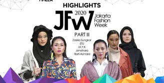 Highlights JFW 2020 Part 3 | Zaskia Sungkar | ETU | I.K.Y.K | Jenahara | Barli Asmara