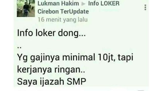 5 Status Facebook Cari Pekerjaan Ini Bikin Senyum Nyengir