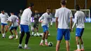 Sementara, di Liga Champions musim ini, Real Madrid memulai perjalanan dengan kemenangan 2-1 atas Olympique Marseille, dua pekan lalu. (VYACHESLAV OSELEDKO/AFP)