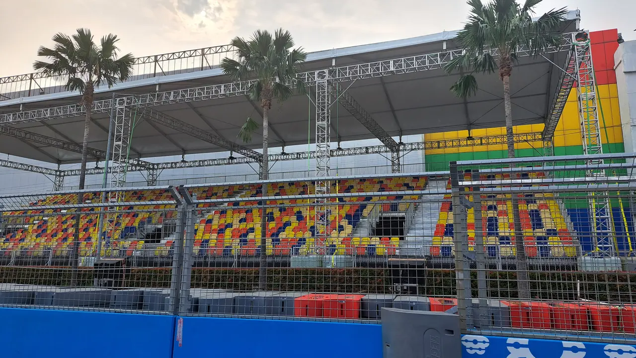 Penampakan Sirkuit Formula E Ancol Jelang Balapan pada Sabtu-Minggu 3-4 Juni 2023.