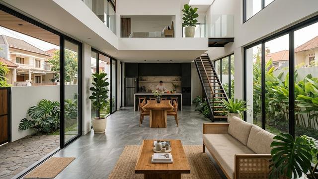 Denah Rumah Konsep Open Space Minimalis untuk Hunian Modern yang Nyaman