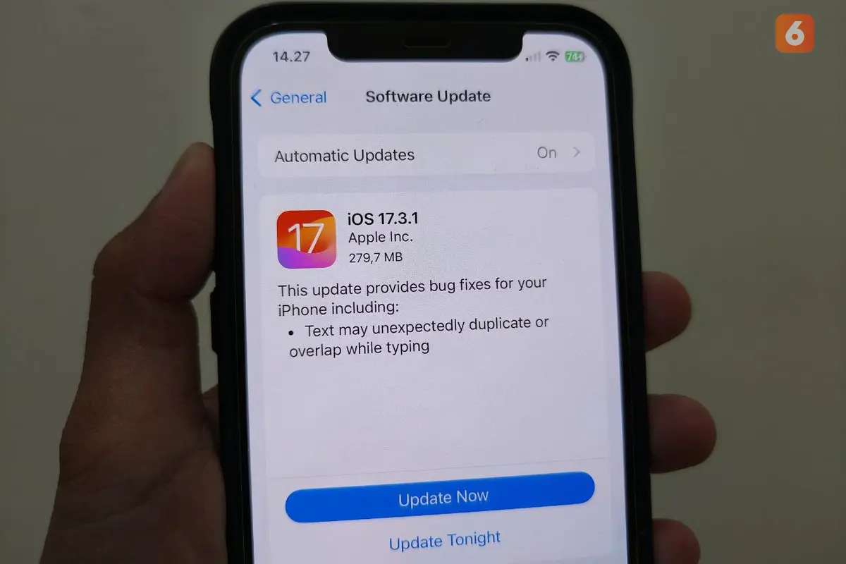 Update iOS 17.3.1