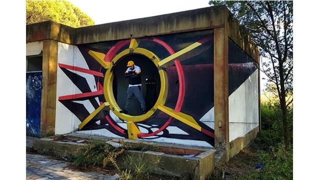 Pria Ini Buat Graffiti 3D, 7 Hasilnya Mengagumkan
