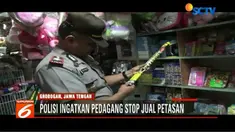 Barang yang dijual para pedagang ternyata hanya aneka ragam kembang api yang telah dilengkapi izin oleh Polda Jawa Tengah.