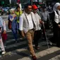 Menurut Ridwan Kamil, pasangan RK-Suswono (RIDO) memiliki komitmen menciptakan Jakarta yang lebih adil dan inklusif bagi semua warganya, termasuk kaum disabilitas. (Liputan6.com/Herman Zakharia)