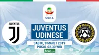 Jadwal Serie A 2018-2019 pekan ke-27, Juventus vs Udinese. (Bola.com/Dody Iryawan)