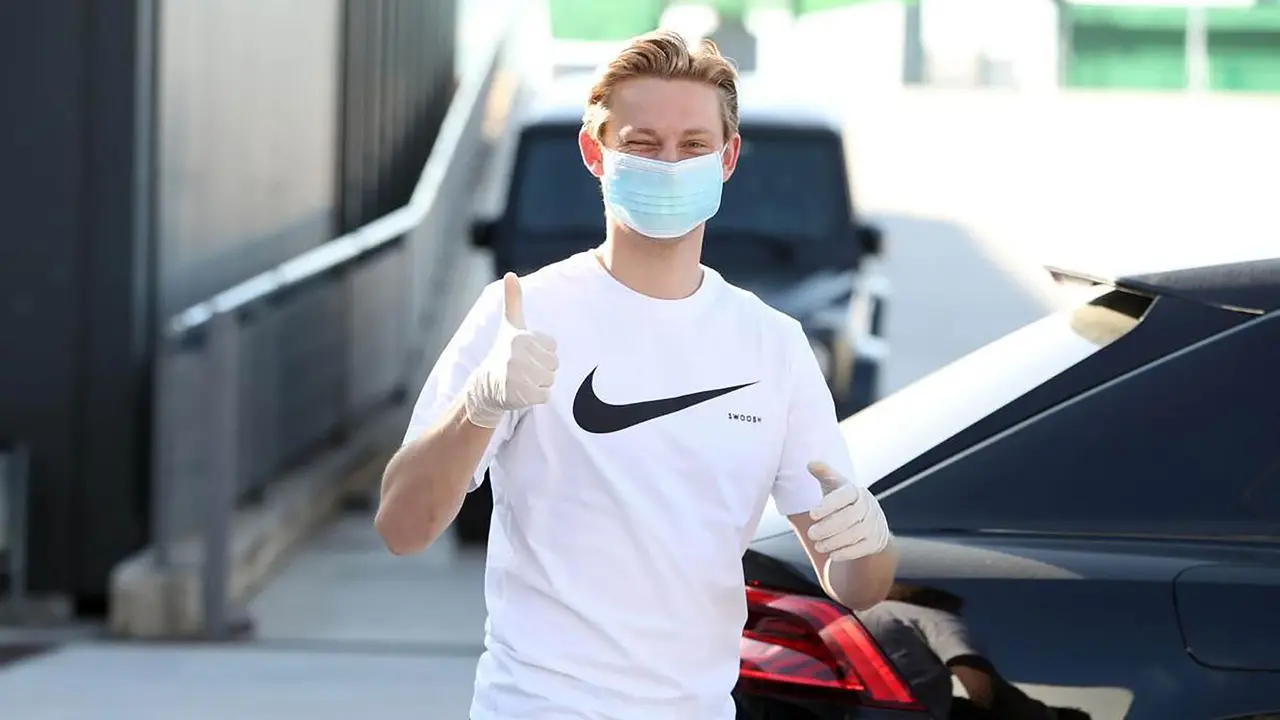 Lionel Messi Cs Tiba di Pusat Latihan Barcelona