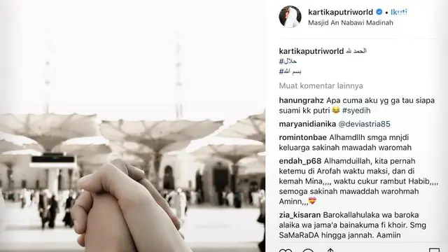VIDEO: Unggah Foto 'Halal', Kartika Putri Menikah?