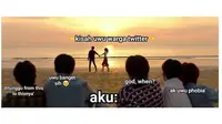 6 Meme Netizen Lihat Pasangan Kekasih Romantis di Medsos Ini Bikin Ngakak