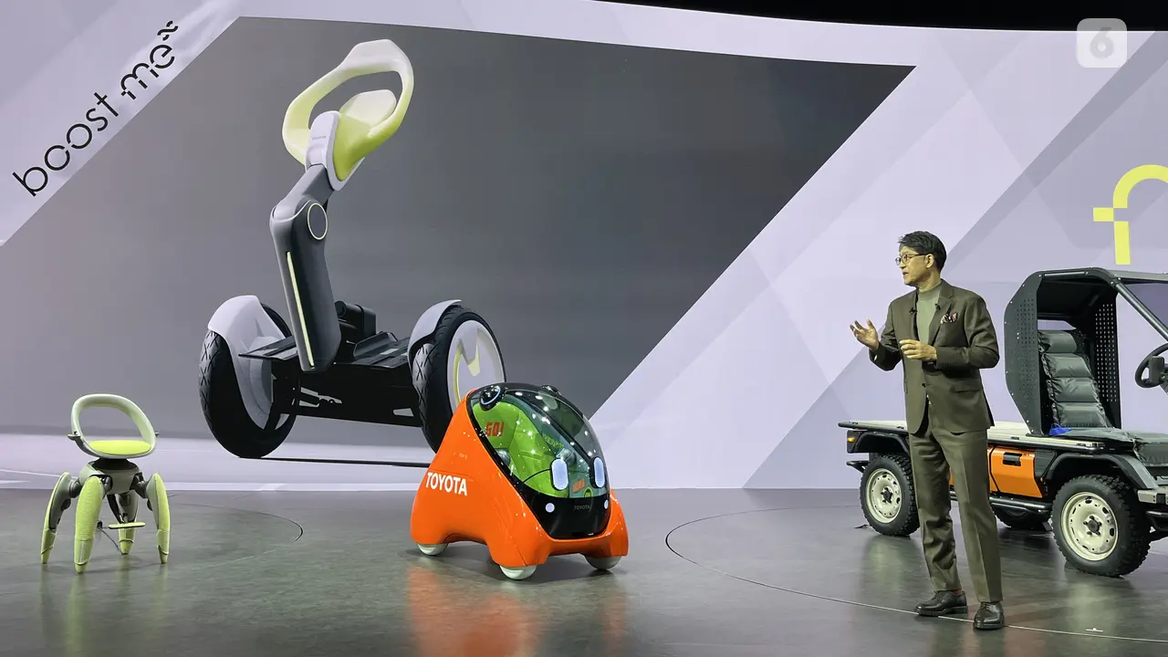 Deretan produk mobility Toyota dipamerkan di Japan Mobility Show 2025.