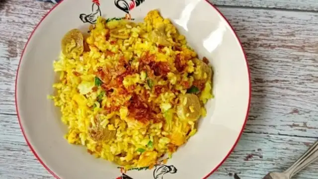 Resep nasi goreng kunyit. (dok. Cookpad @cook_ninda)