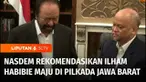 Menghadapi Pilkada Jawa Barat tahun ini, Partai Nasdem merekomendasikan putra sulung Presiden ke-3 Republik Indonesia B.J Habibie yakni Ilham Akbar Habibie, untuk maju menjadi Cagub atau Cawagub.