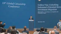 Mulai Dikenal Dunia, Golden Visa Indonesia jadi Pembahasan dalam 18th Global Citizenship Conference di Singapura