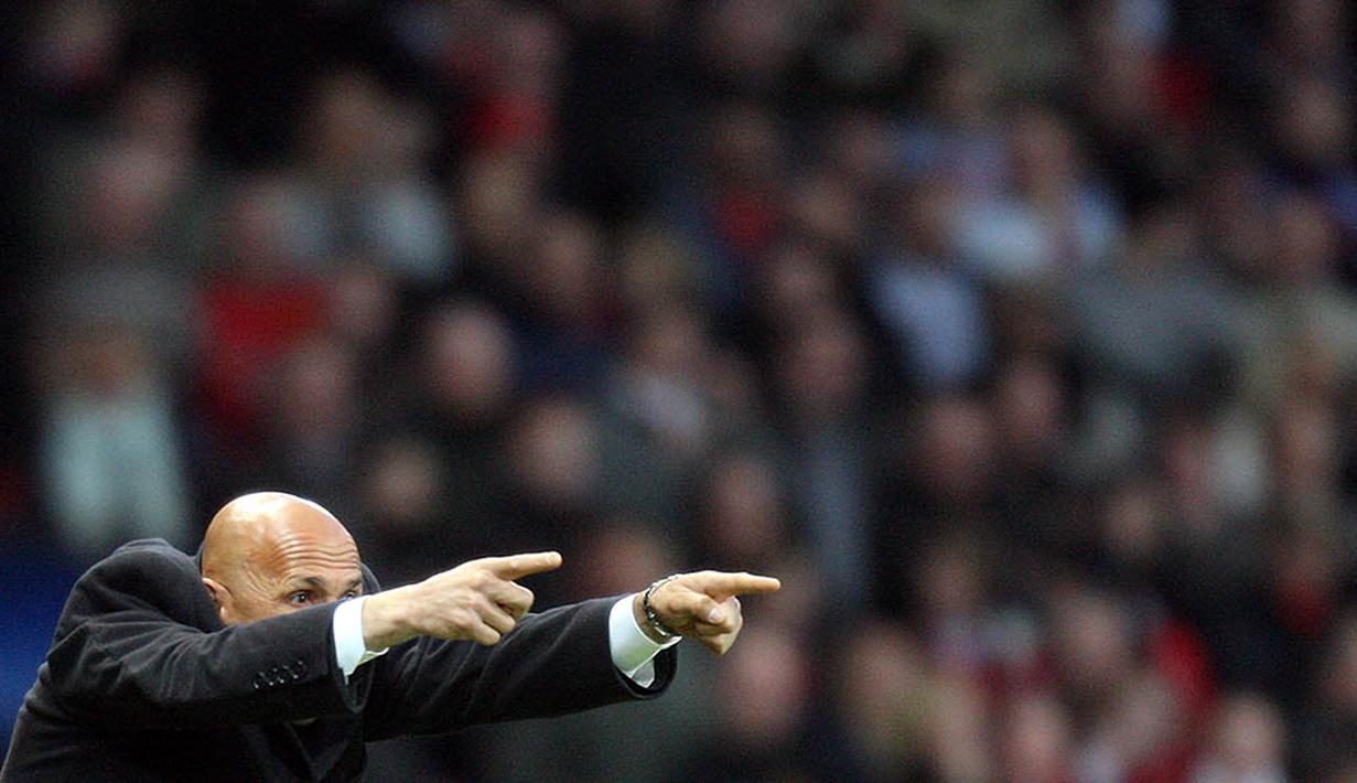 Luciano Spalletti bertugas mengembalikan klub ibukota itu ke jalur juara Serie A. (AFP/Stringer)