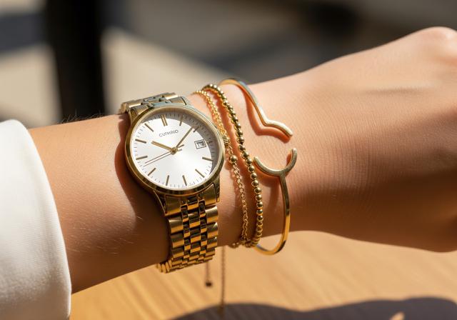 1. Classic Gold Layering: Keanggunan Emas yang Tak Lekang Waktu