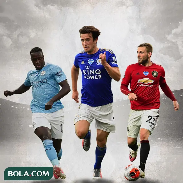 Ilustrasi - Benjamin Mendy, Ben Chilwell, Luke Shaw