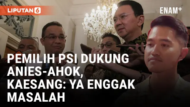 Banyak Pemilih PSI Dukung Anies-Ahok di Pilgub Jakarta, Begini Respons Kaesang