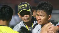 Liestiadi, menampingi Celebest FC di babak delapan besar grup timur Liga 3 2018. (Bola.com/Gatot Susetyo)