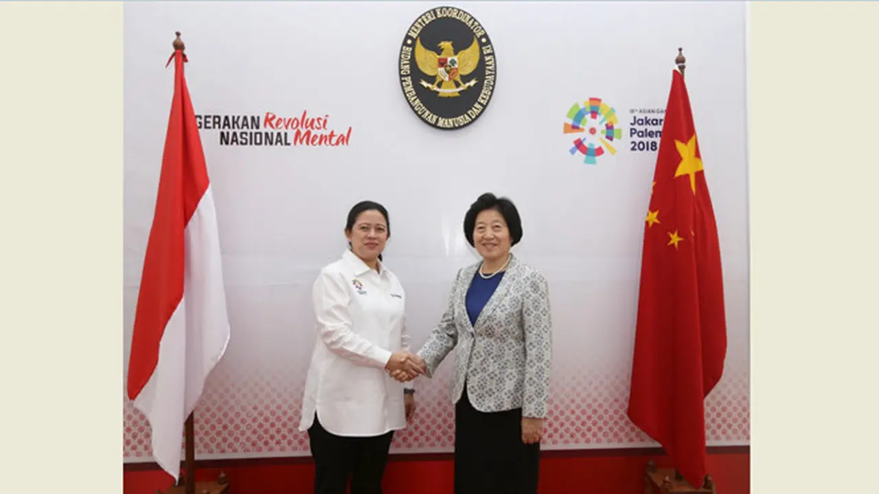 Puan Maharani Bertemu Wakil Perdana Menteri Tiongkok Sun Chunlan