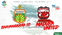 Liga 1 2018 Bhayangkara FC Vs Madura United (Bola.com/Adreanus Titus)